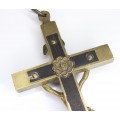 impozant crucifix pectoral. cca 1900. Spania